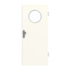 GARANT Wohnungseingangstür 0105-60 Pearl White CePaL mit Lichtausschnitt LA-13