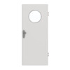 GARANT Wohnungseingangstür 0160-60 Silver Grey CePaL mit Lichtausschnitt LA-13