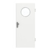 GARANT Wohnungseingangstür D354-60 Designer White Resopal mit Lichtausschnitt LA-13
