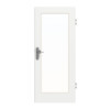 GARANT Wohnungseingangstür D354-60 Designer White Resopal mit Lichtausschnitt LA-2