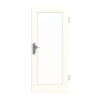 GARANT Wohnungseingangstür U11026SD Kristallweiß GHK08 mit Lichtausschnitt LA-2