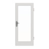 GARANT Wohnungseingangstür 0160-60 Silver Grey CePaL mit Lichtausschnitt LA-3