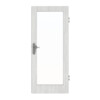 GARANT Wohnungseingangstür Authentic Grigio GCK08 mit Lichtausschnitt LA-3