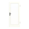 GARANT Wohnungseingangstür U11026SD Kristallweiß GHK08 mit Lichtausschnitt LA-3