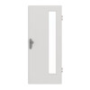 GARANT Wohnungseingangstür 0160-60 Silver Grey CePaL mit Lichtausschnitt LA-4 bandseitig