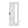 GARANT Wohnungseingangstür Authentic Grigio CePaL mit Lichtausschnitt LA-4 bandseitig