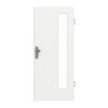 GARANT Wohnungseingangstür D354-60 Designer White Resopal mit Lichtausschnitt LA-4 bandseitig