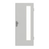 GARANT Wohnungseingangstür D92-60 Dove Grey Resopal mit Lichtausschnitt LA-4 bandseitig