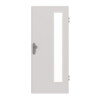GARANT Wohnungseingangstür U12188SD Lichtgrau GHK08 mit Lichtausschnitt LA-4 bandseitig