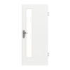 GARANT Wohnungseingangstür D354-60 Designer White Resopal mit Lichtausschnitt LA-4 schlossseitig