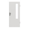 GARANT Wohnungseingangstür 0160-60 Silver Grey CePaL mit Lichtausschnitt LA-5 bandseitig