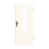 GARANT Wohnungseingangstür 0105-60 Pearl White CePaL mit Lichtausschnitt LA-5 mittig