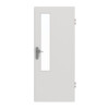 GARANT Wohnungseingangstür 0160-60 Silver Grey CePaL mit Lichtausschnitt LA-5 schlossseitig
