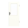 GARANT Wohnungseingangstür W1000ST3 Premium Weiß GHK08 mit Lichtausschnitt LA-6