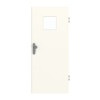GARANT Wohnungseingangstür 0105-60 Pearl White CePaL mit Lichtausschnitt LA-7