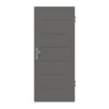 HÖRMANN Wohnungseingangstür Groove 11 Staubgrau RAL 7037 Lack DesignLine