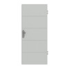 HÖRMANN Wohnungseingangstür Groove 27 Grau RAL 7035 Lack DesignLine