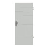 HÖRMANN Wohnungseingangstür Groove 50 Grau RAL 7035 Lack DesignLine