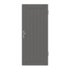 HÖRMANN Wohnungseingangstür Groove 54 Staubgrau RAL 7037 Lack DesignLine