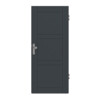 HÖRMANN Wohnungseingangstür Groove 89 Anthrazit RAL 7016 Lack DesignLine