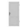 HÖRMANN Wohnungseingangstür Groove 92 Grau RAL 7035 Lack DesignLine