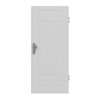 JELD-WEN Wohnungseingangstür Shape 4FS Nickelgrau ähnl. RAL 7047 ExpertLack