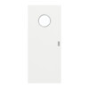 GARANT Feuchtraum-Schiebetür D354-60 Designer White Resopal mit Lichtausschnitt LA-12