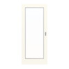 GARANT Feuchtraum-Schiebetür 0105-60 Pearl White Resopal mit Lichtausschnitt LA-3