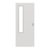 GARANT Feuchtraum-Schiebetür 0160-60 Silver Grey Resopal mit Lichtausschnitt LA-5 bandseitig