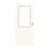 GARANT Feuchtraum-Schiebetür 0105-60 Pearl White Resopal mit Lichtausschnitt LA-6