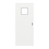 GARANT Feuchtraum-Schiebetür D354-60 Designer White Resopal mit Lichtausschnitt LA-7