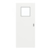 GARANT Feuchtraum-Schiebetür D354-60 Designer White Resopal mit Lichtausschnitt LA-9