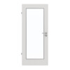 GARANT Feuchtraumtür 0160-60 Silver Grey Resopal mit Lichtausschnitt LA-2