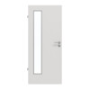 GARANT Feuchtraumtür 0160-60 Silver Grey Resopal mit Lichtausschnitt LA-4 bandseitig