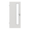 GARANT Feuchtraumtür 0160-60 Silver Grey Resopal mit Lichtausschnitt LA-4 schlossseitig