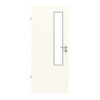 GARANT Feuchtraumtür 0105-60 Pearl White Resopal mit Lichtausschnitt LA-5 schlossseitig