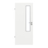 GARANT Feuchtraumtür D354-60 Designer White Resopal mit Lichtausschnitt LA-5 schlossseitig