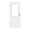 GARANT Feuchtraumtür D354-60 Designer White Resopal mit Lichtausschnitt LA-6