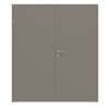 HUGA Doppelflügeltür Taupe Lack Basic mit Zarge