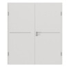 GARANT Doppelflügeltür Corona 831 Silver Grey CePaL mit Zarge