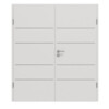 GARANT Doppelflügeltür Corona 833 Silver Grey CePaL mit Zarge