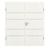 GARANT Doppelflügeltür Corona 833 Authentic Bianco CePaL mit Zarge