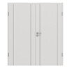 GARANT Doppelflügeltür Corona 851 Silver Grey CePaL mit Zarge