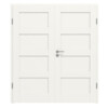 Doppelflügeltür Coso Basic Weißlack RAL 9016 45 mit Zarge