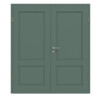 CLASSEN Doppelflügeltür Frame 5.9 Uni Green Dekorfolie inkl. Zarge