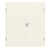CLASSEN Doppelflügeltür Dynamic 3.24 Weißlack RAL 9010 inkl. Zarge