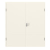 CLASSEN Doppelflügeltür Dynamic 3.28 Weißlack RAL 9010 inkl. Zarge