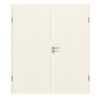 CLASSEN Doppelflügeltür Dynamic 3.30 Weißlack RAL 9010 inkl. Zarge