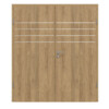 CLASSEN Doppelflügeltür 4.13 Hickory Eiche CPL inkl. Zarge