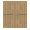 CLASSEN Doppelflügeltür 6.8 Hickory Eiche CPL inkl. Zarge